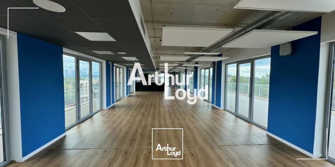 Bureaux neufs à louer 229 m² avec terrasse privative - Proximité Sophia Antipolis 