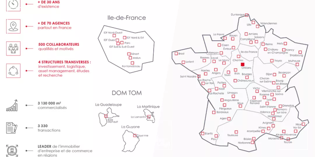 Location : Local mixte à Saint-Jean-de-Braye, dans la zone d'activités Archimède -389 m2