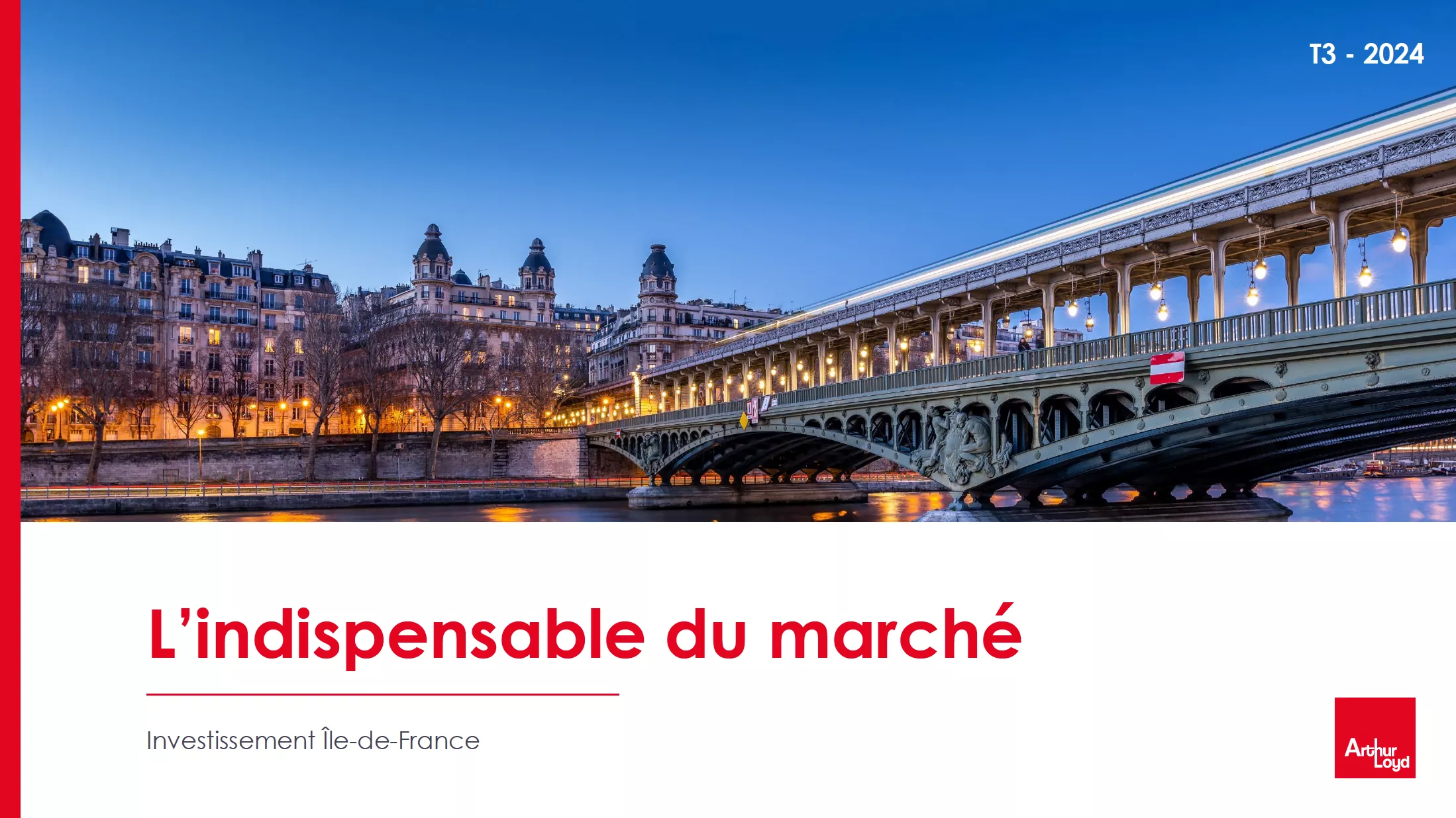 Couverture IDF L’Indispensable du marché de l'investissement T3 2024