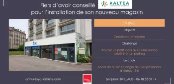 Kaltea s'installe à Nancy