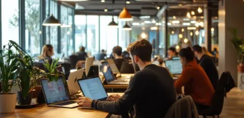 Espace de travail flex office espace de travail en coworking