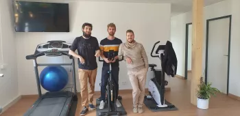 Joachim Saget, Gilles Fresard et Victor Richard - SCM Montarmots Sport Santé