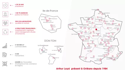 À Louer : Bâtiment de Bureaux de 330 m² - Olivet, Zone d'activités des Aulnaies - Offre immobilière - Arthur Loyd